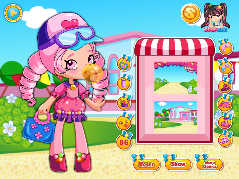 Shopkins Shoppies Bubbleisha Dress Up