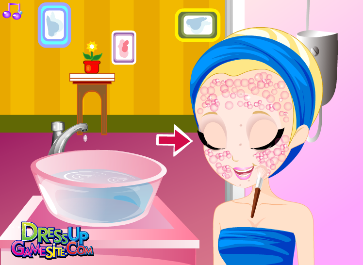 Polly Pocket Facial Makeover