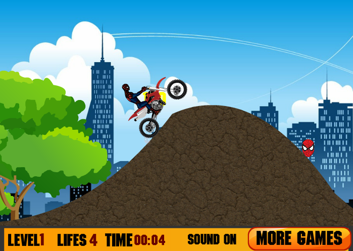 Spiderman Bike Racer