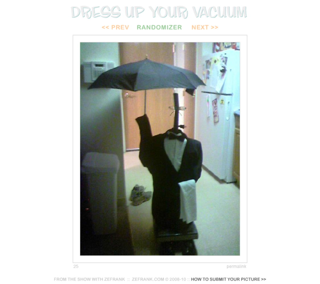 dress up your vacuum