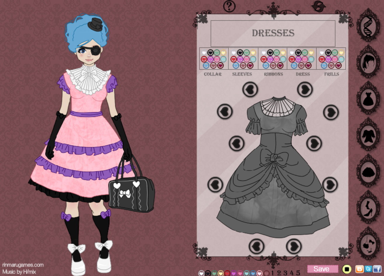 Goth Loli Dress Up Game