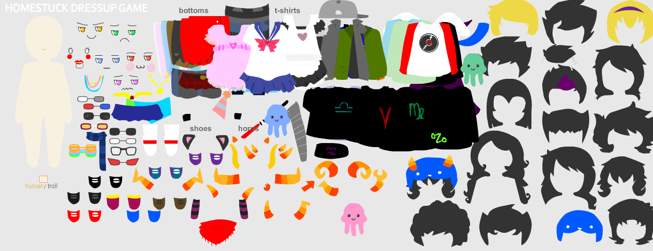 Homestuck Dressup Game