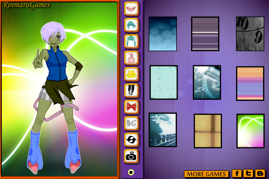 Anime Cosplayer Dress Up Game