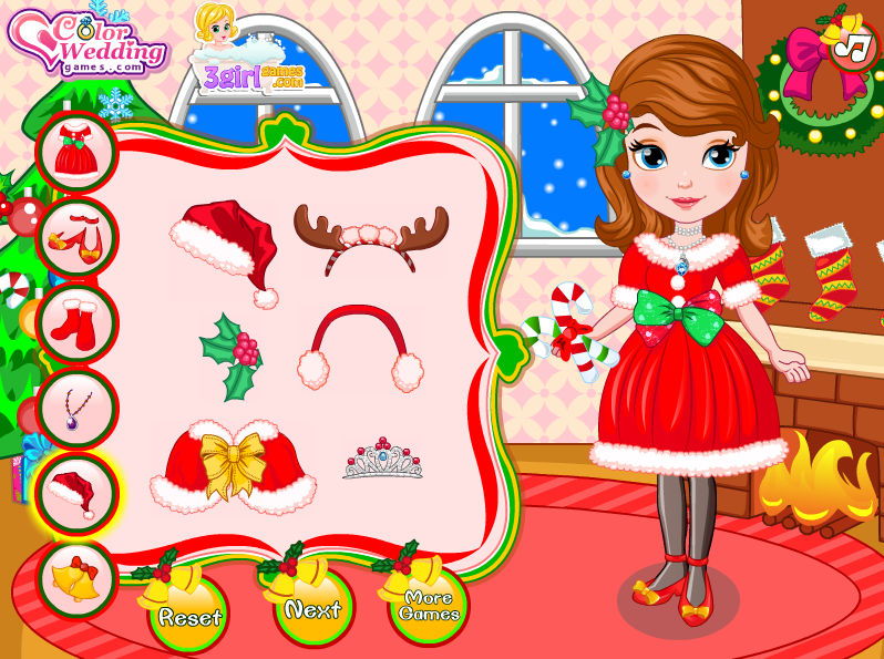 Princess Sofia Christmas Dressup