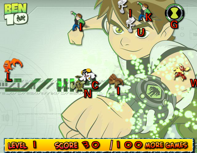 Ben 10 Typing