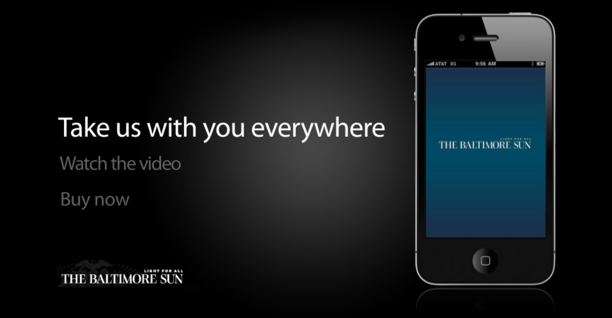 The Baltimore Sun's new iPhone App!