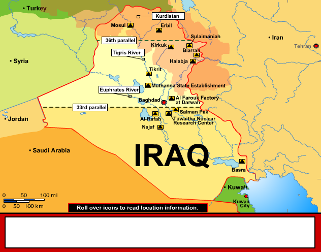 Iraq Interactive Map