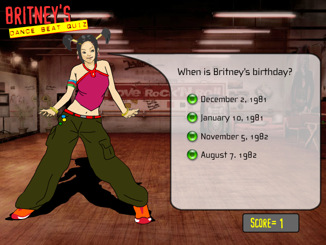 Britney's Dance Beat Quiz