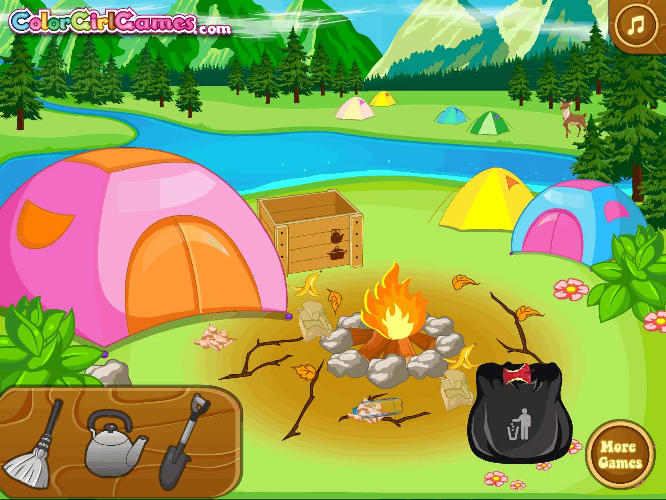 Dora Messy Camp