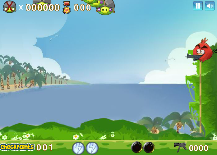 Angry Birds Shooting Training