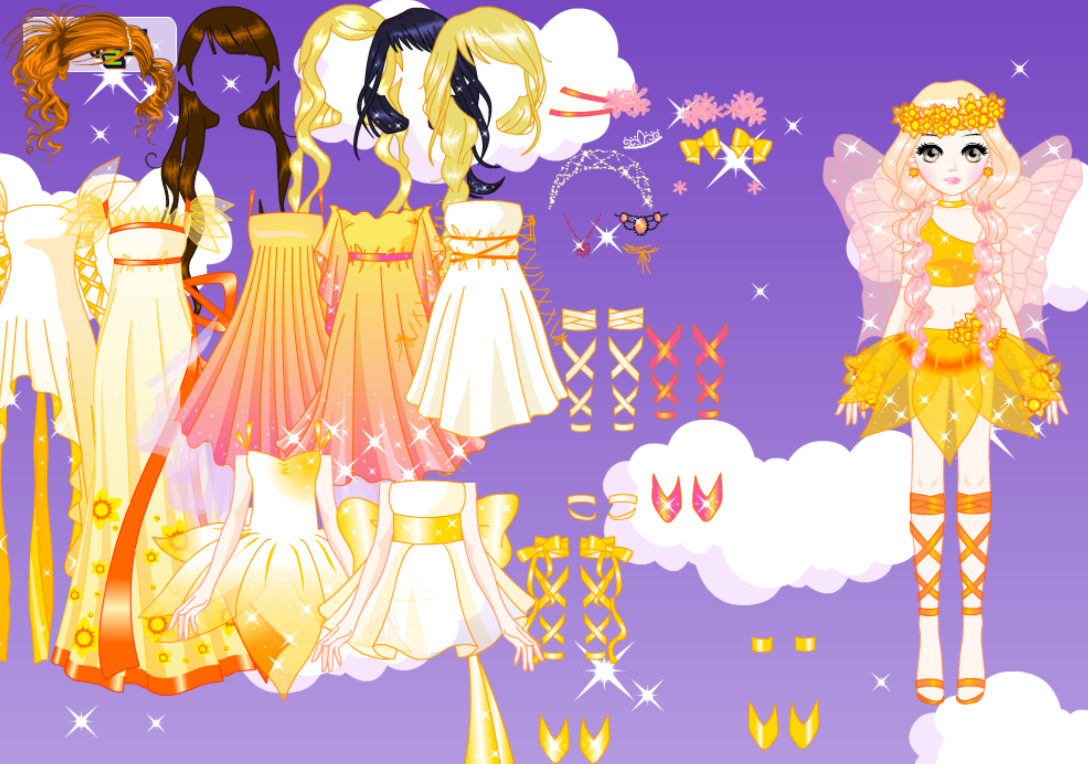 Roiworld Golden Fairy Dressup