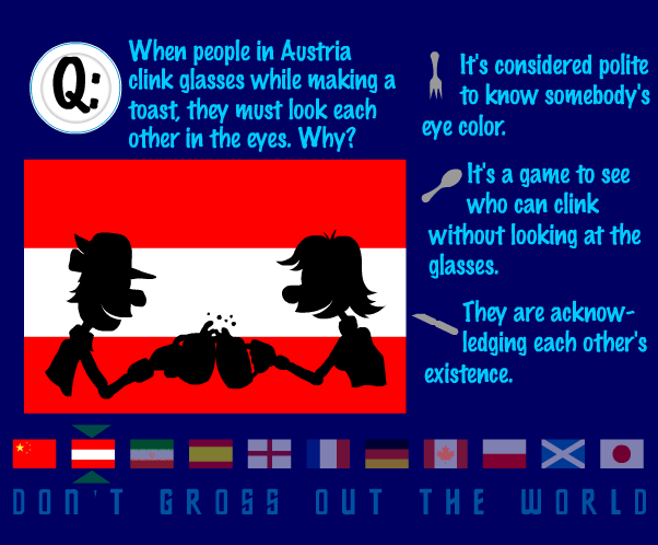 Don't Gross Out the World