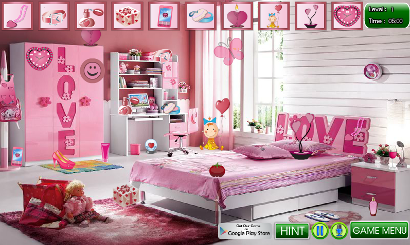 Valentines Room Hidden Objects