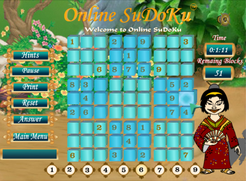 Online Sudoku