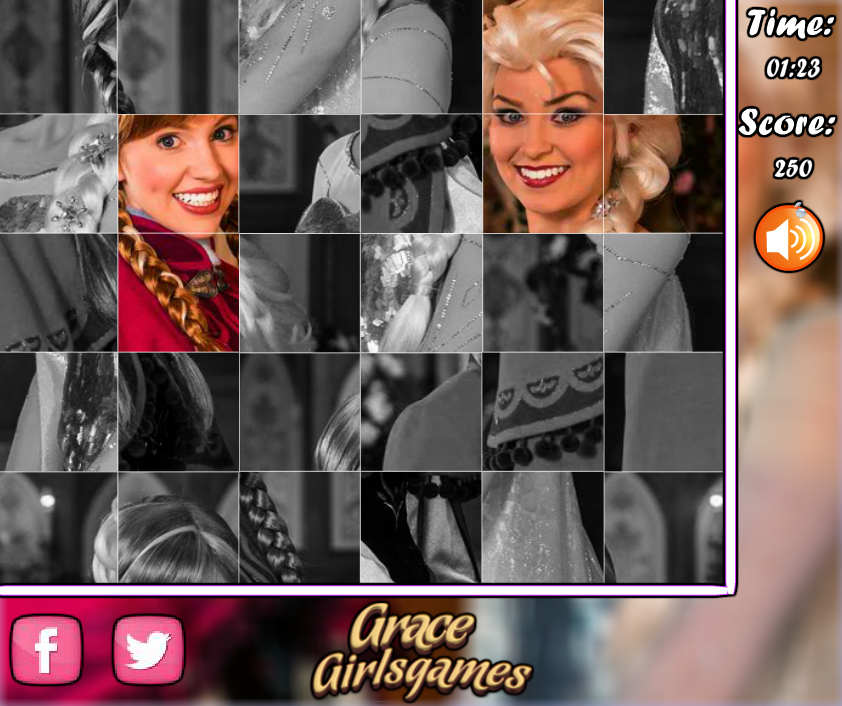 Frozen Real Princesses Puzzle