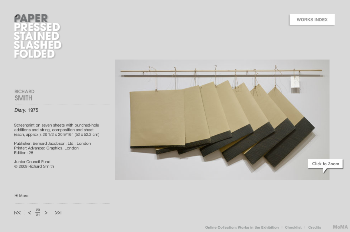 Paper: Pressed, Stained, Slashed, Folded