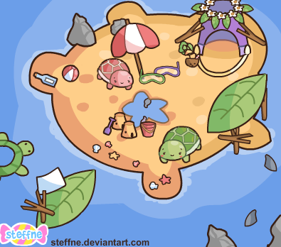 Turtle Island - Mini Playset