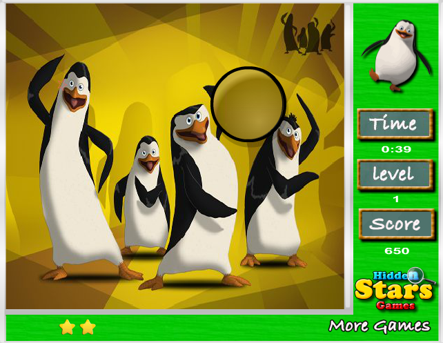 The Penguins of Madagascar Hidden Stars