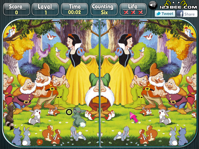 Snow White - Spot the Difference