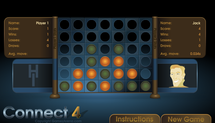 Connect 4 (GamezArena)