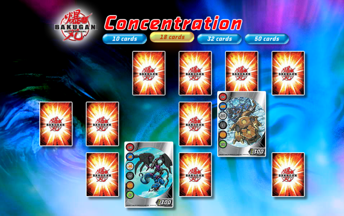 Bakugan Concentration