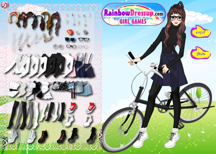 Riding Girl Dressup