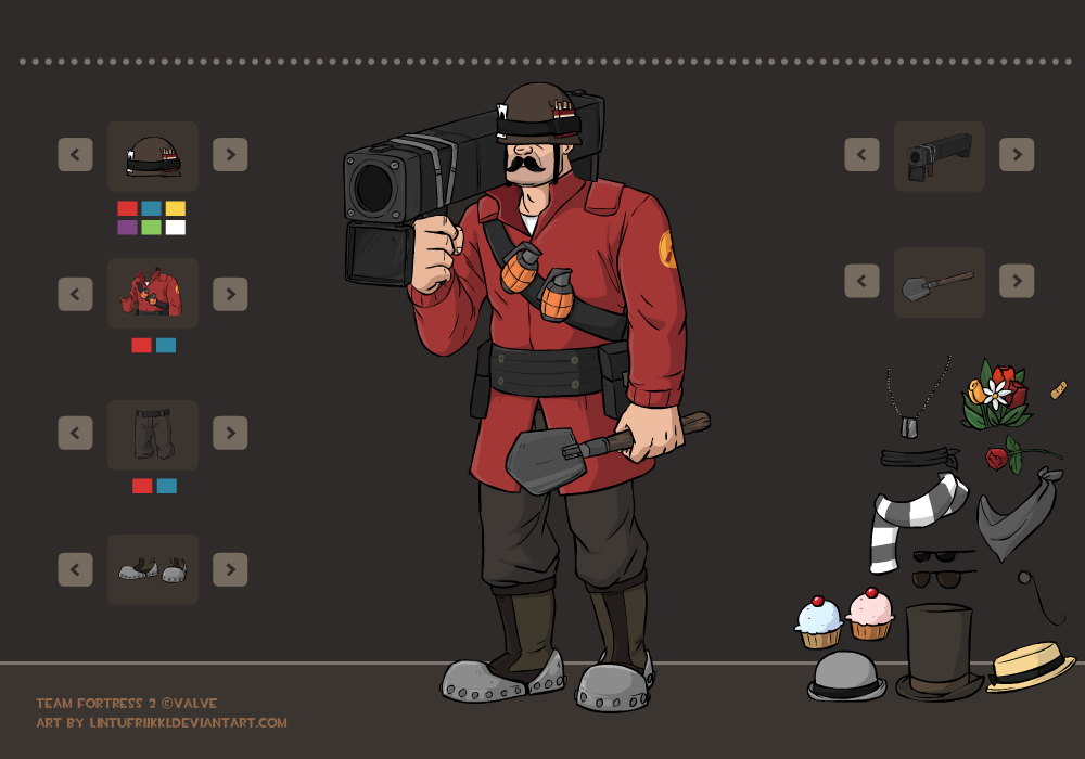 TF2 Dress up game: Soldier