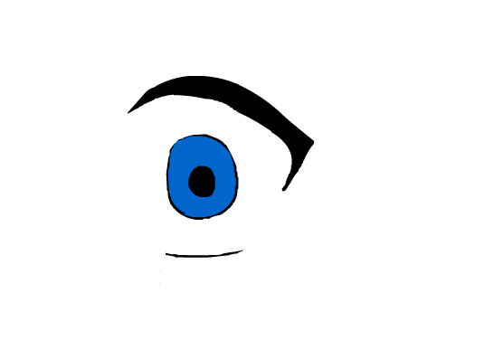 shocked eye animation