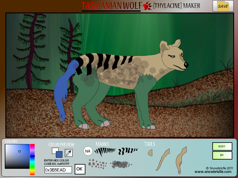 Tasmanian Wolf [Thylacine] Maker