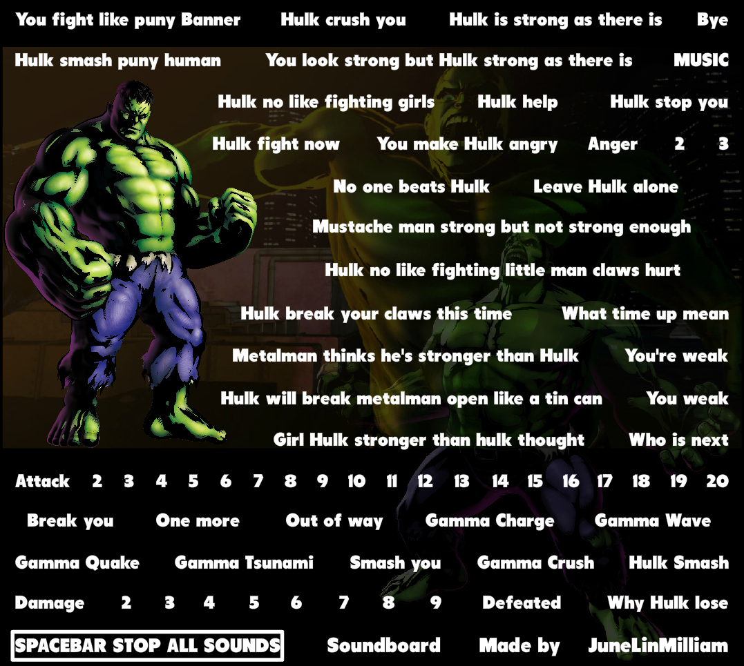 Hulk Soundboard