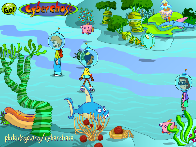 Cyberchase: Aquariyum Screensaver