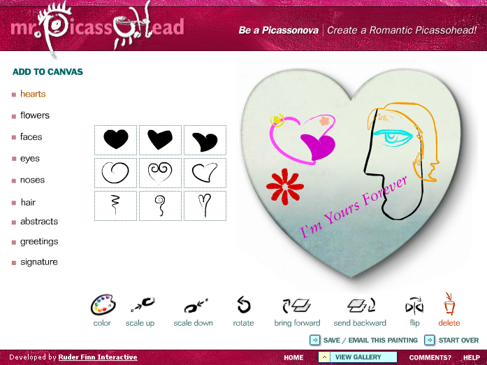 Mr. Picassohead: Valentines Day