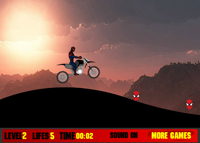 Spiderman Bike Course