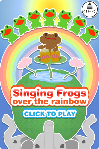 Singing Frogs over the rainbow