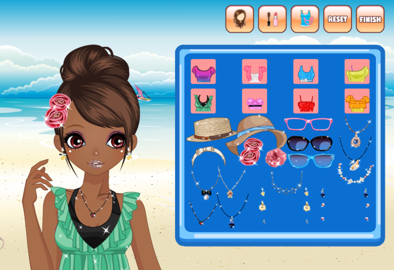 Summer Dress Up Game