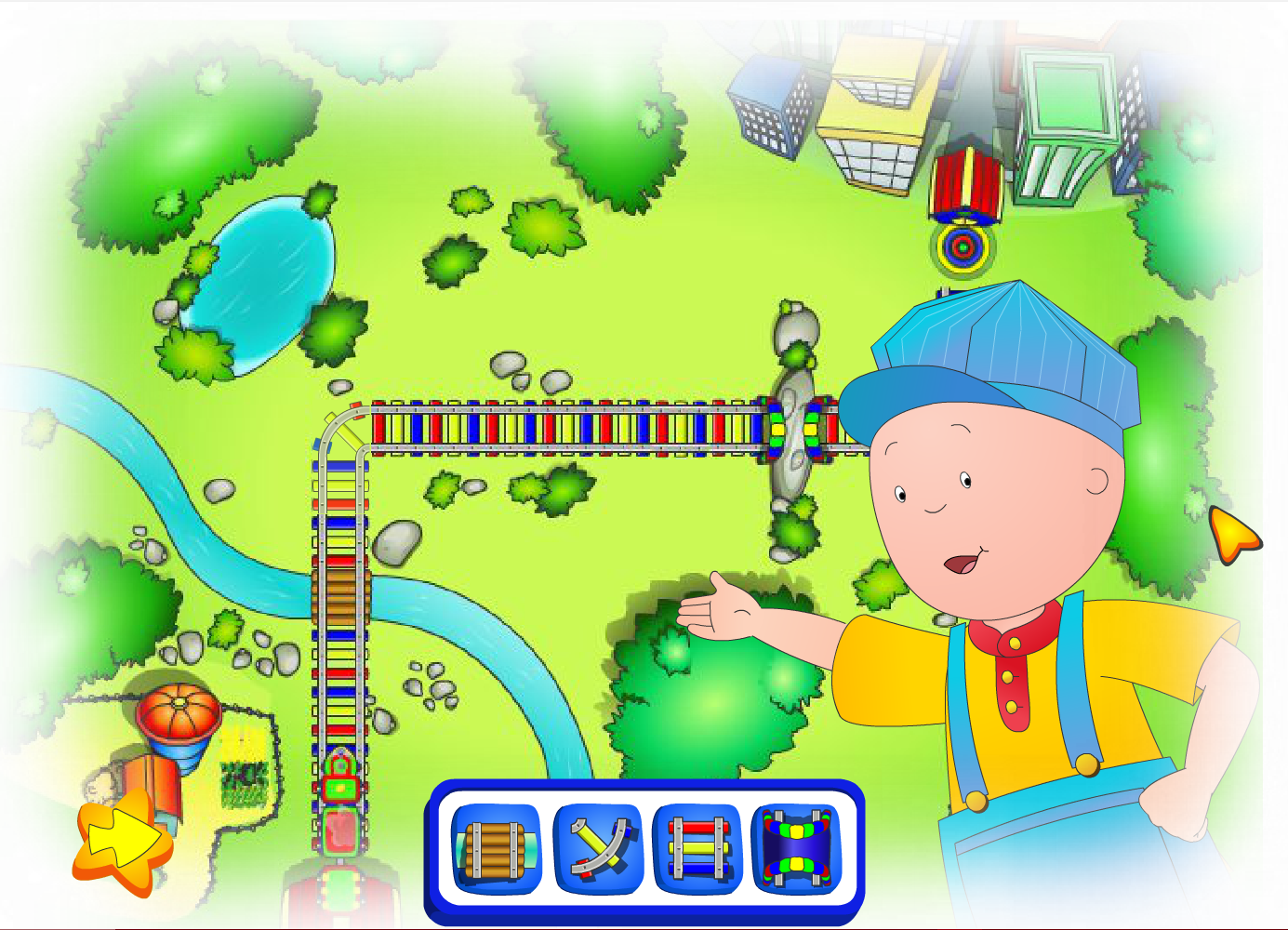 Caillou: Train Conductor