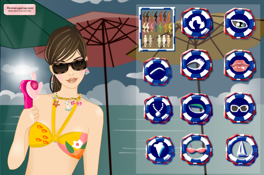 Summer Makeup Dressup Game