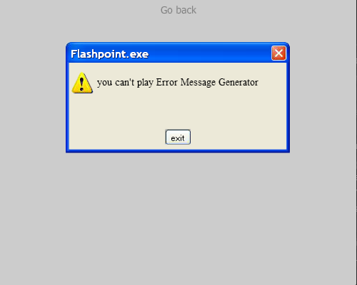 Error Message Generator