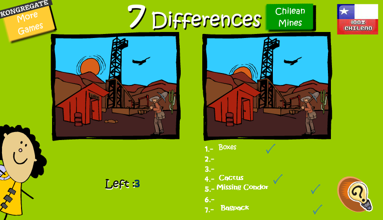 7 Differences: Chilean Mines