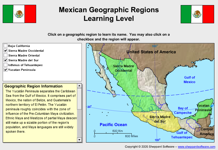 Mexican Geography - Landscape