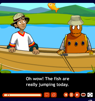 Pond Ecosystem - Prepositions and Gerunds