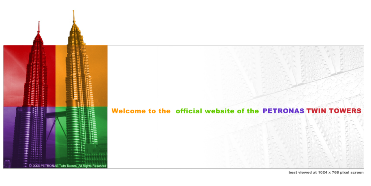 Petronas Twin Towers 2005 Official Website Intro (Malaysia)
