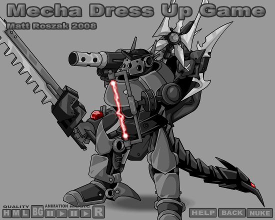 Mecha Dress Up Game