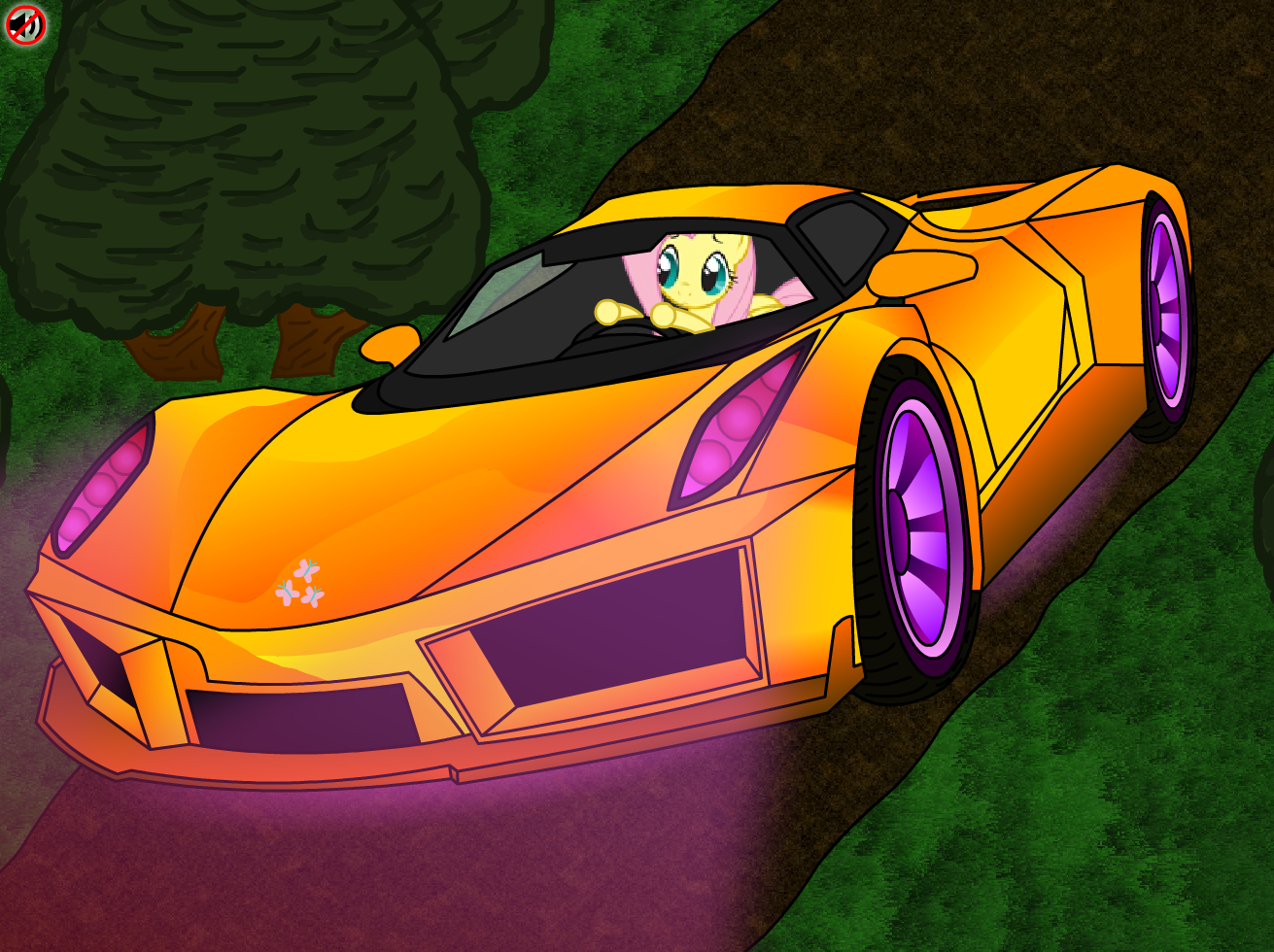 Fluttershy's Supercar