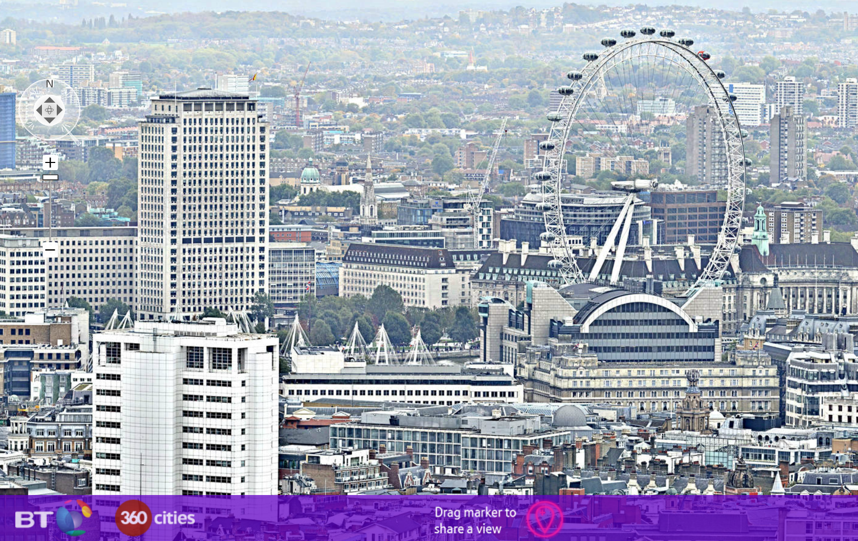 BT Tower 360 Panorama of London