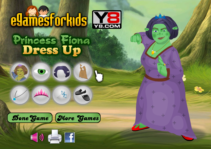 Princess Fiona Dress Up