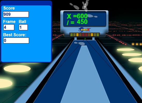 Sonic X Bowling