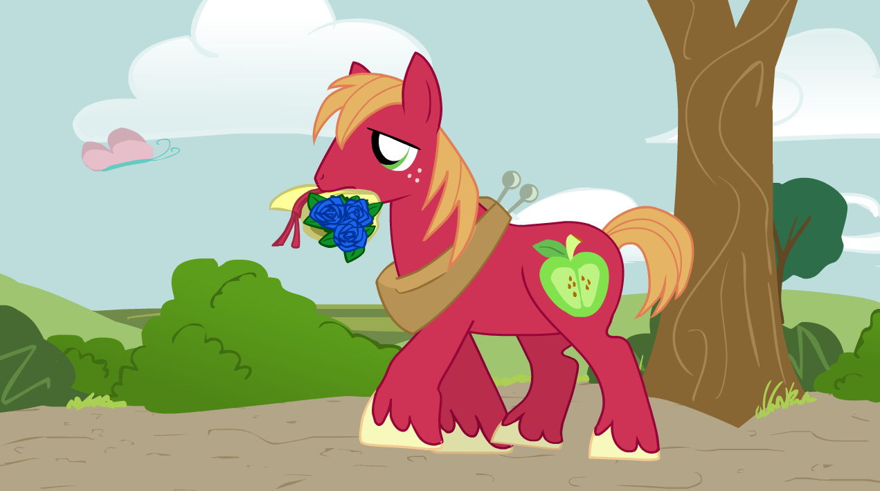 Big Macintosh Has Flowers
