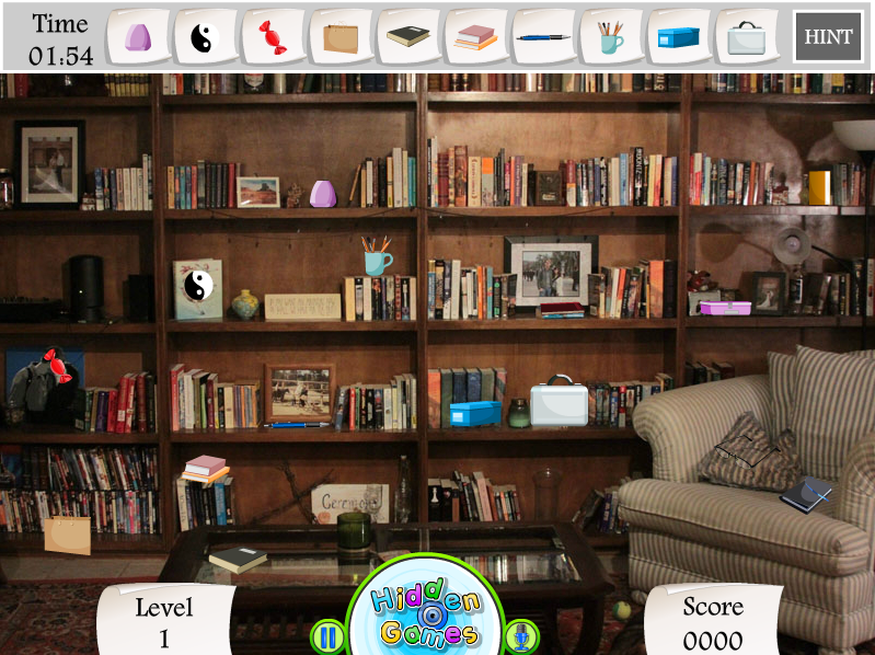 Hidden Objects - Home Library