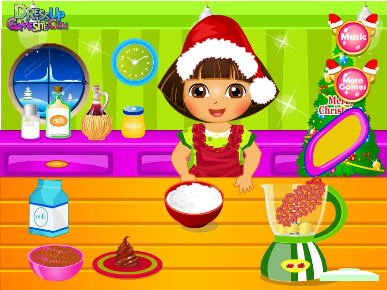 Dora Cooking Christmas Competition